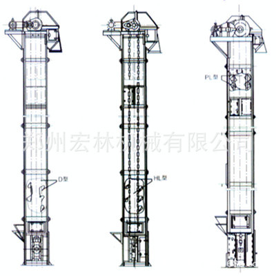 鄭州宏林機械 專業礦業斗式提升機生產廠家，水泥煤炭斗式提升機批發優選